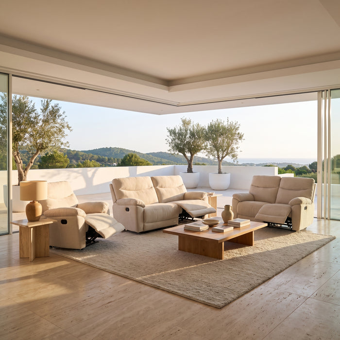 Jersey 2.5 + 2 + 1 Manual Recliner Suite