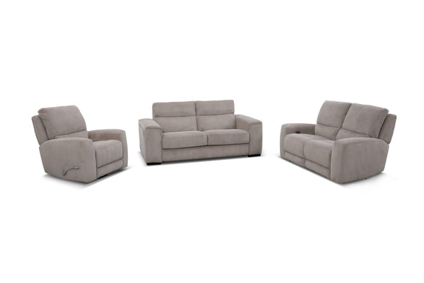 Coastal Lounge Suite With 3 Recliners & Sofa bed