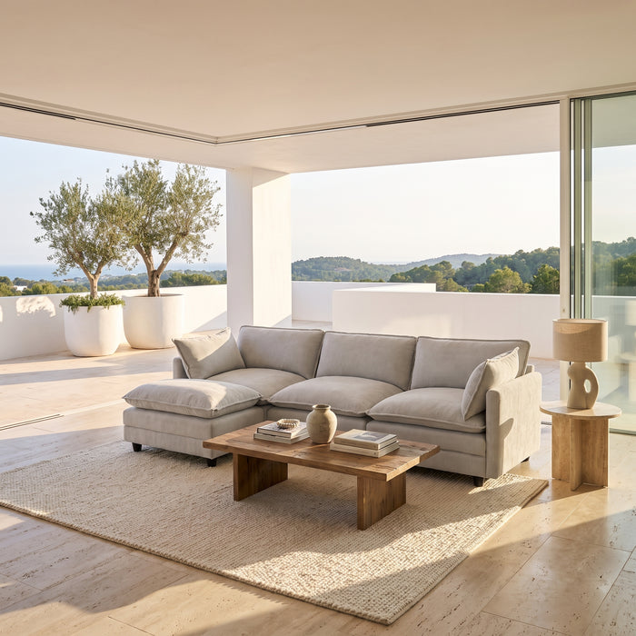 Collin 3 Seater with Ottoman