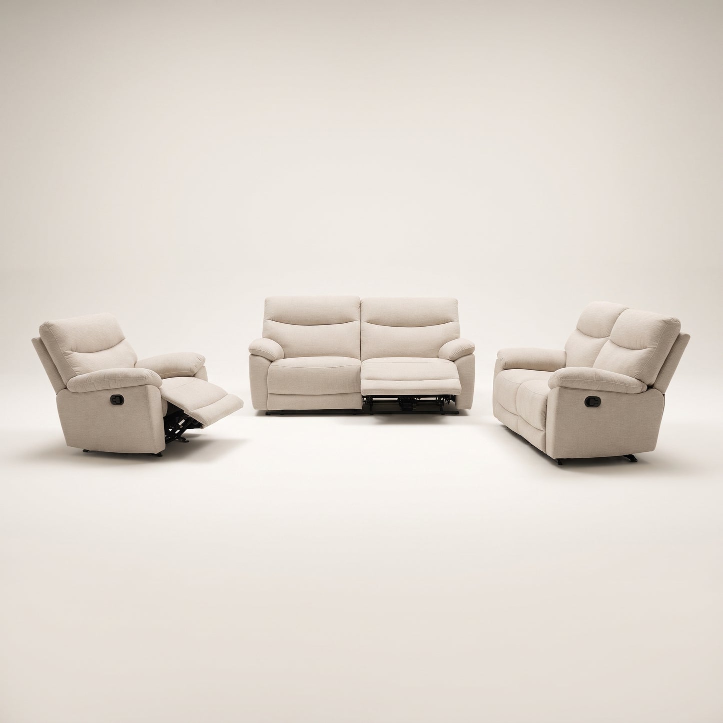 Jersey 2.5 + 2 + 1 Manual Recliner Suite