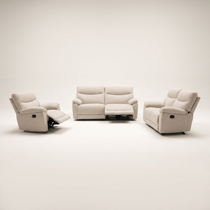 Jersey 2.5 + 2 + 1 Manual Recliner Suite