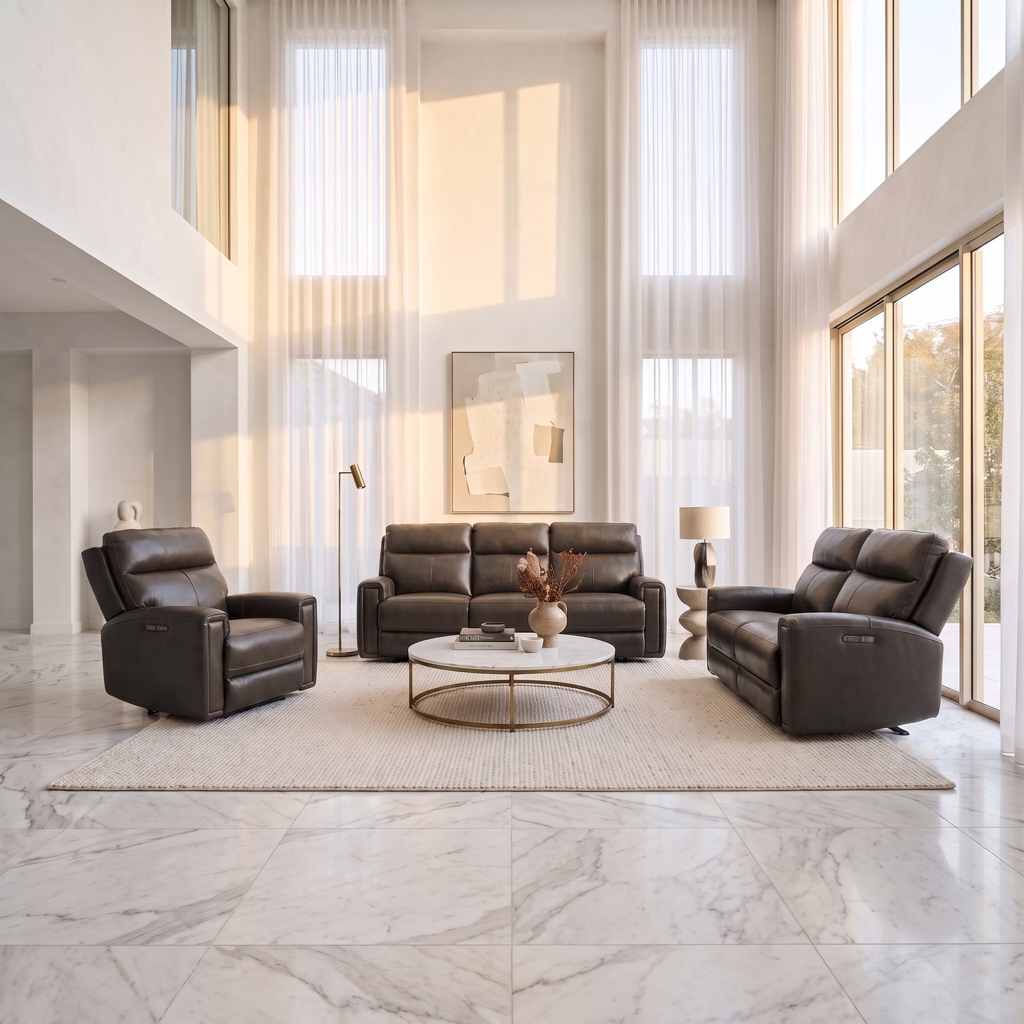 Reno 3 + 2 + 1 Power Recliner Suite