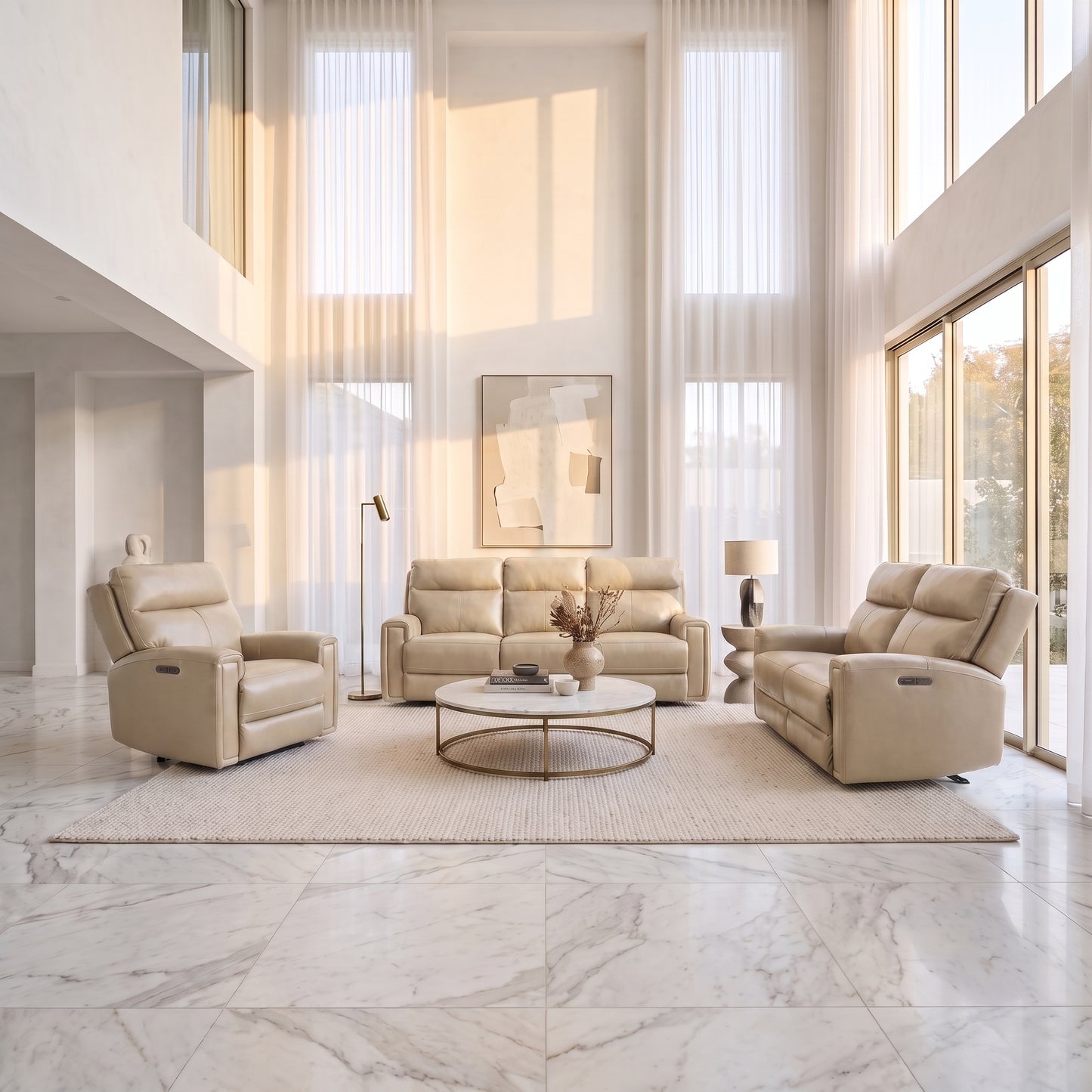 Reno 3 + 2 + 1 Power Recliner Suite