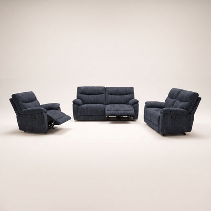 Jersey 2.5 + 2 + 1 Manual Recliner Suite