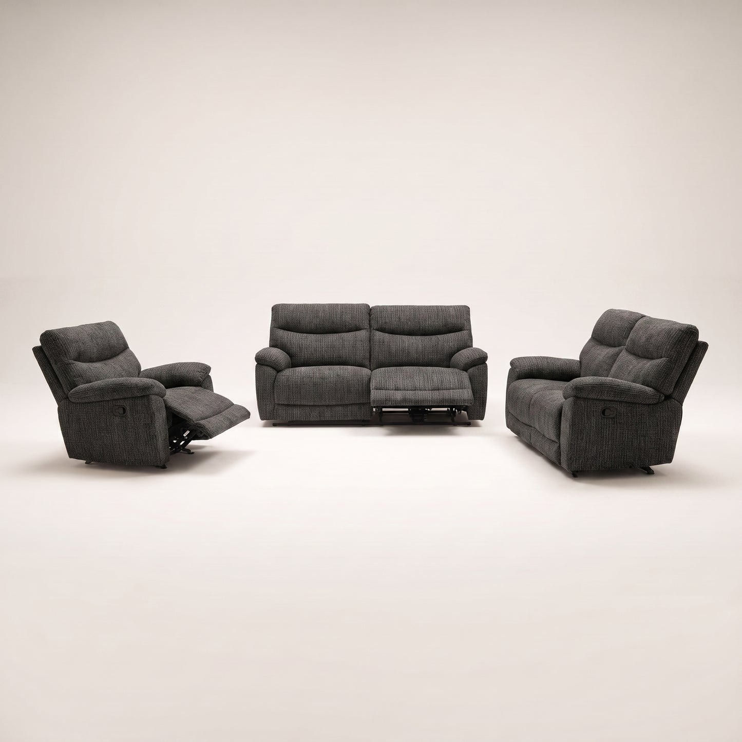 Jersey 2.5 + 2 + 1 Manual Recliner Suite
