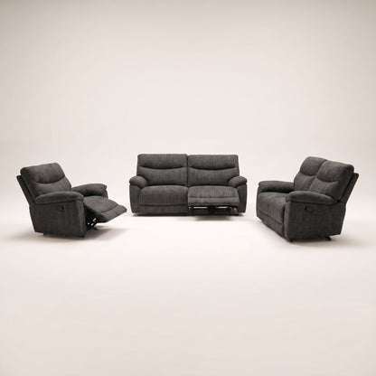 Jersey 2.5 + 2 + 1 Manual Recliner Suite
