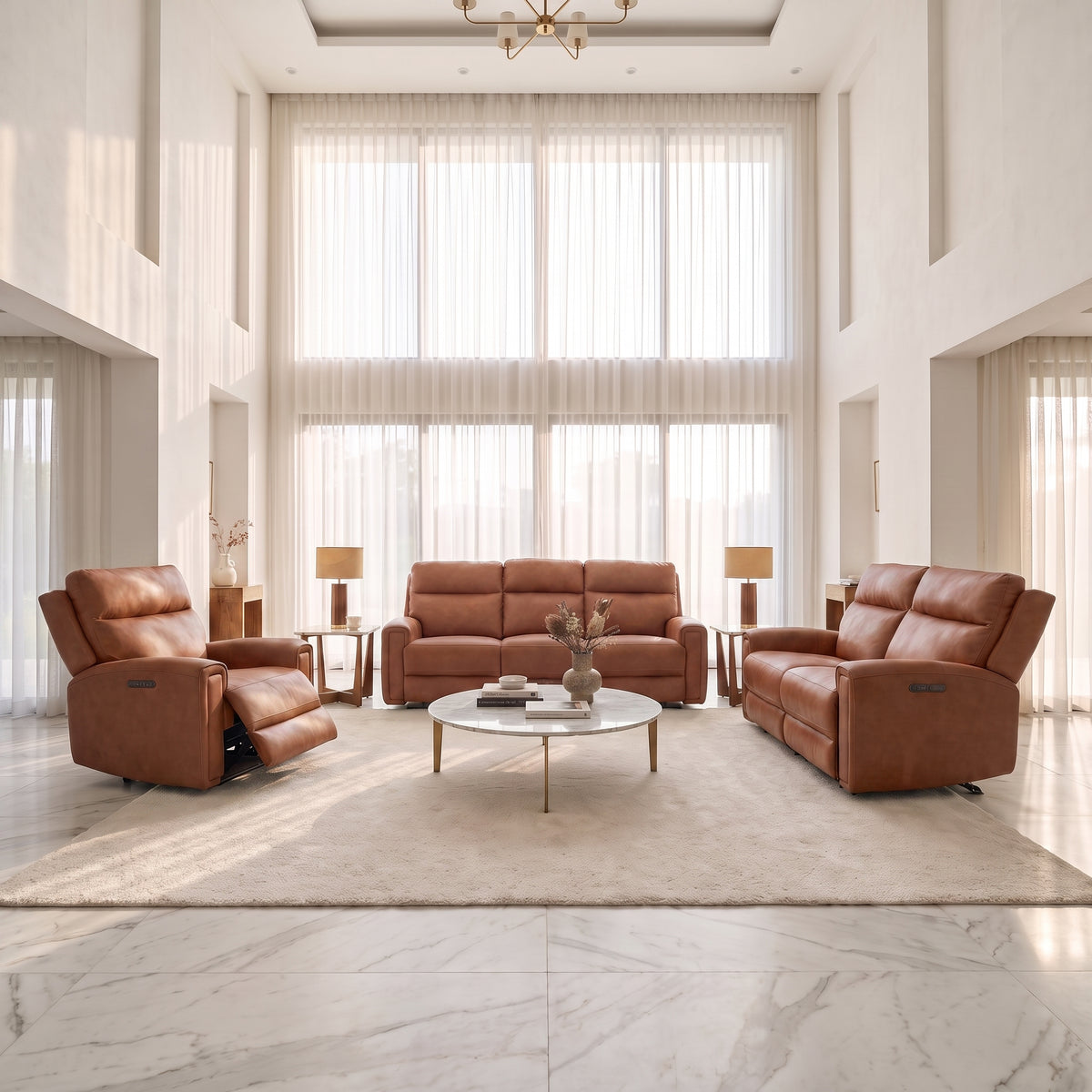 Navada 3 + 2 + 1 Power Recliner Suite